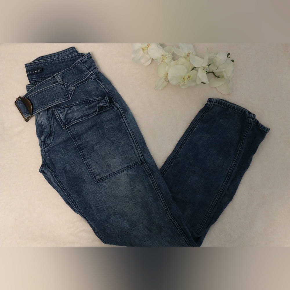Ralph Lauren Jean low cut straight leg with belt